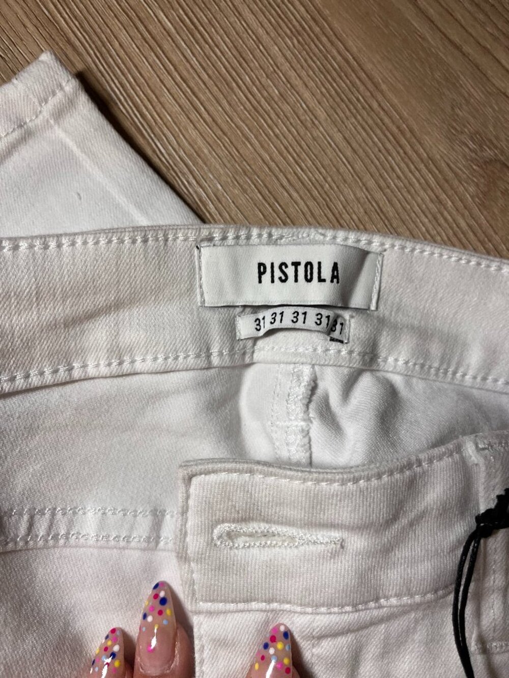 Pistola "Jennifer" High Rise Skinny Distressed Jeans
